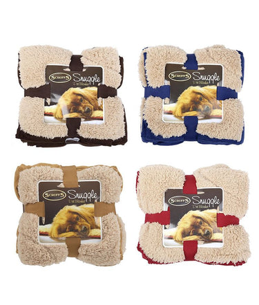 Scruffs Snuggle Dog Blanket - BURGUNDY